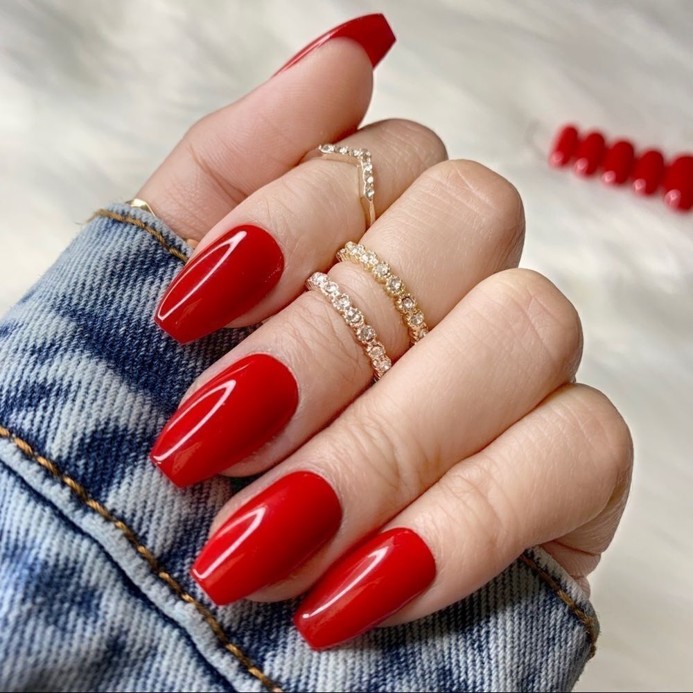Chili Pepper 🌶 Custom Press On Nails | High Quality Nails | Handmade